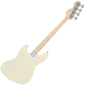Vintage VJ74 ReIssued Maple Fingerboard Bass Guitar ~ Vintage White