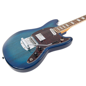 Vintage REVO Series 'Colt' HS Duo Electric Guitar ~ Blueburst