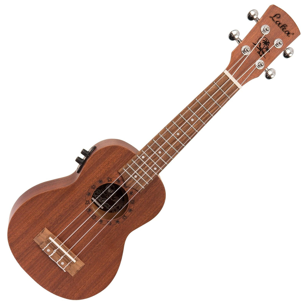 Laka Mahogany Series Electro-Acoustic Ukulele & Carry Bag ~ Soprano