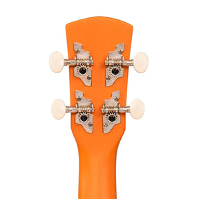 Laka Rainbow Series Soprano Ukulele & Carry Bag ~ Orange