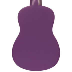 Laka Rainbow Series Soprano Ukulele & Carry Bag ~ Violet