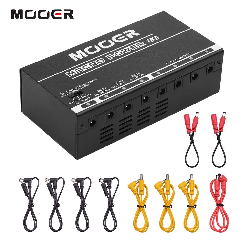 Mooer Macro Power S8 8 Port Isolated Pedal Power Supply