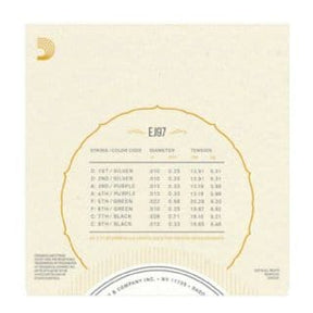 D'Addario EJ97 D'addario Greek Bouzouki Nickle-Plated Steel