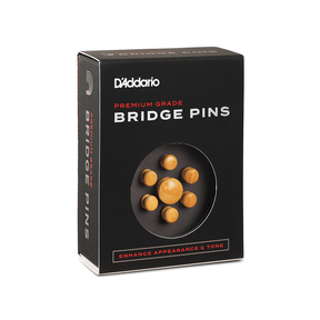 D'Addario PWPS6 Premium Grade Bridge Pin Set - Boxwood