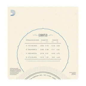 D'Addario EJ99TLG Pro-Arté Carbon Ukulele Strings - Tenor Low G