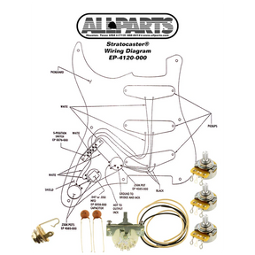 All Parts Wiring Kit for Stratocaster (EP-4120-000)