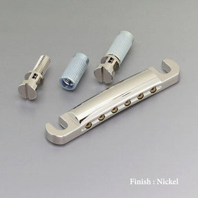 Gotoh GE101A Aluminium Stopbar Tailpiece Bridge for Gibson Les Paul - Nickel