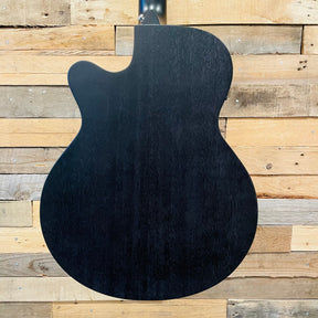 Tanglewood TWBB-SFCE Blackbird Folk Guitar Cutaway - Smokestack Black Satin - Electro Acoustic