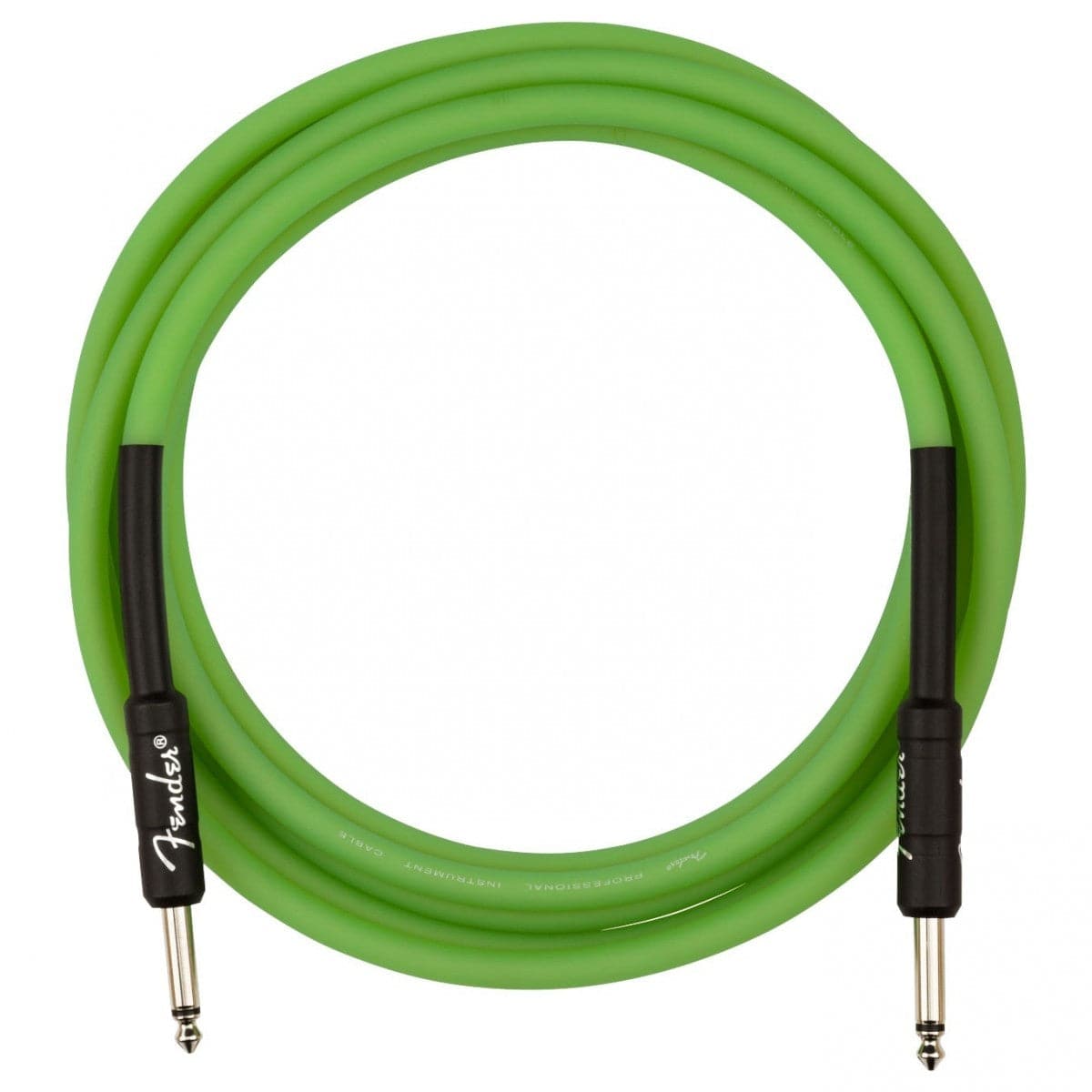 Fender Glow In The Dark Cable -10ft 3m - Green
