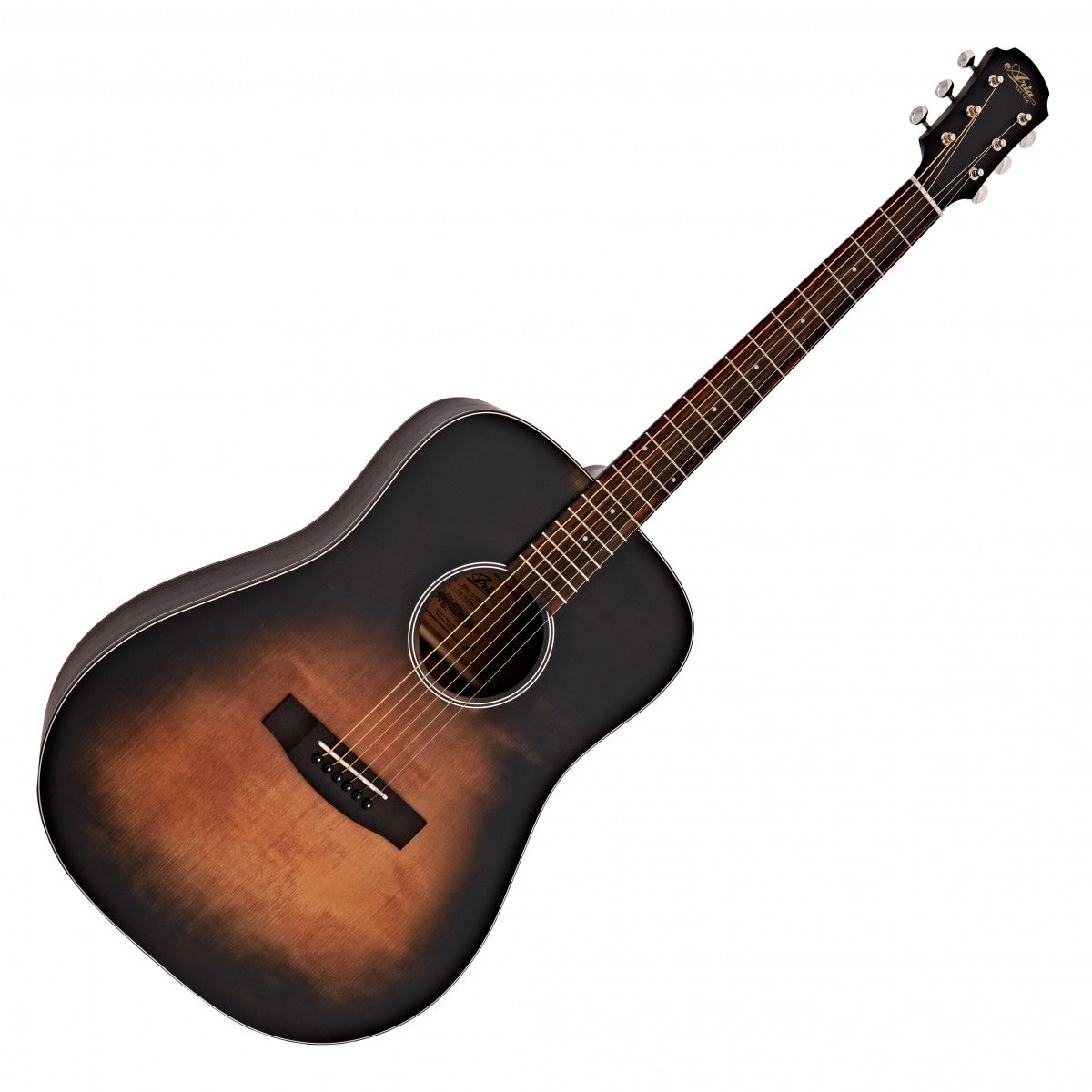 Aria 111DP Delta Player Dreadnought Acoustic Guitar - Muddy Brown