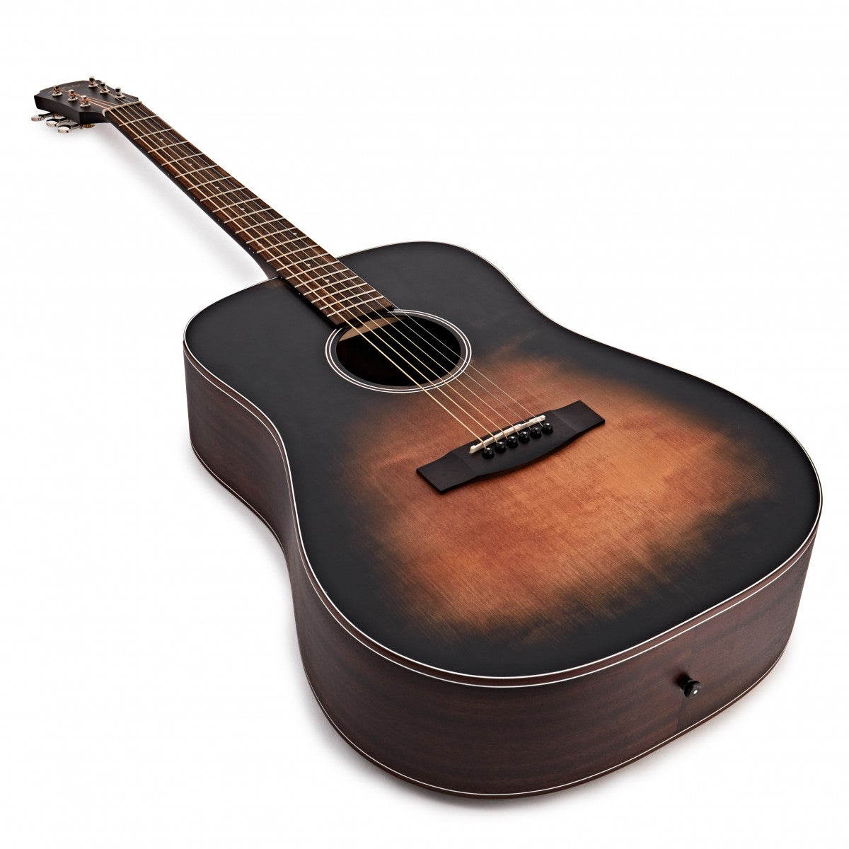 Aria 111DP Delta Player Dreadnought Acoustic Guitar - Muddy Brown