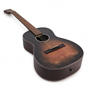 Aria 131DP Delta Player Parlour Acoustic Guitar - Muddy Brown