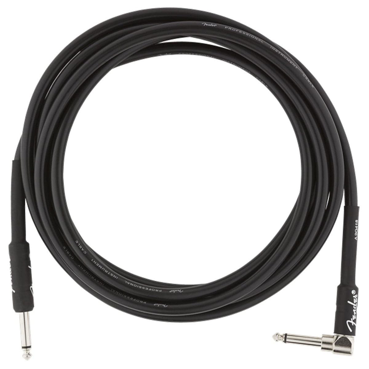 Fender Professional Series Instrument Cable - Right Angle - 3m 10ft - Black