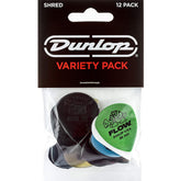 Jim Dunlop PVP118 'Shred' Plectrum Variety Pack - 12 Pack