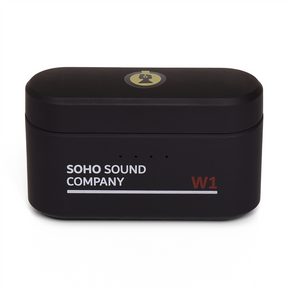 Soho W1 Wireless Bluetooth Earphones / Earbuds with Charging Case - Black