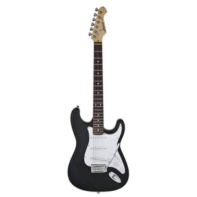 Aria STG-003 Electric Guitar - Black, Blue, Red and White
