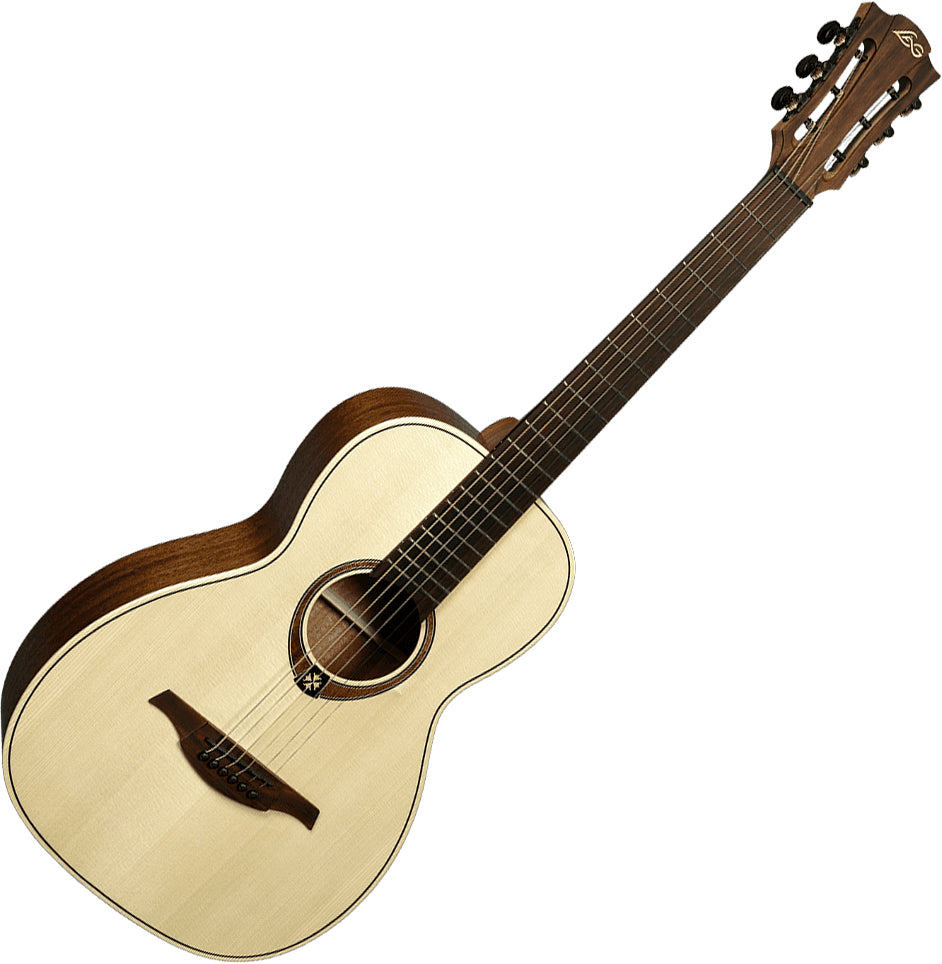 LAG T177PE Parlour Acoustic Guitar - Natural